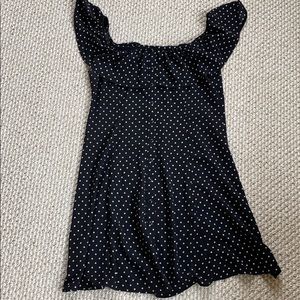 Cute Polka Dot off the shoulder dress